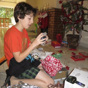 T opening presents